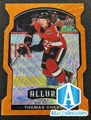 20-21 Upper Deck Allure Thomas Chabot Orange Slice Parallel Ottawa Senators
